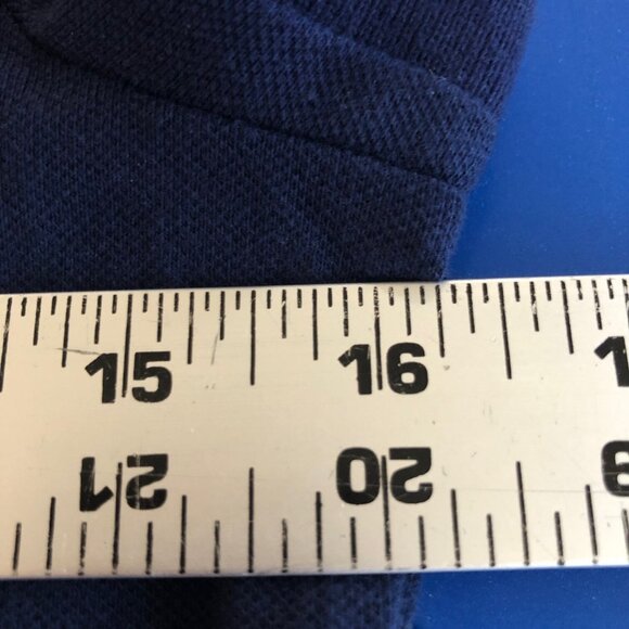 NWT Polo Ralph Lauren Dress Girls L 12 14 Embroidered Bear Navy Blue Preppy $50 - Picture 6 of 7